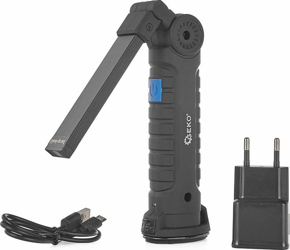 COB LED DARBINĖS LEMPAS 1200mAh SULANKSTAMAS GEKO