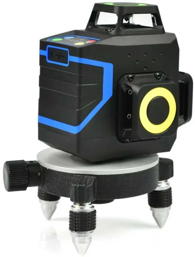 Geko lazerinis samopoziomujący 3D 360 12x žalia linijos (8)
