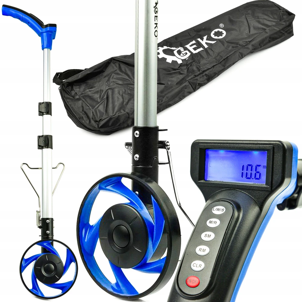 Geko Atstumo matavimo ratukas LCD 0,1-10 000M (10)