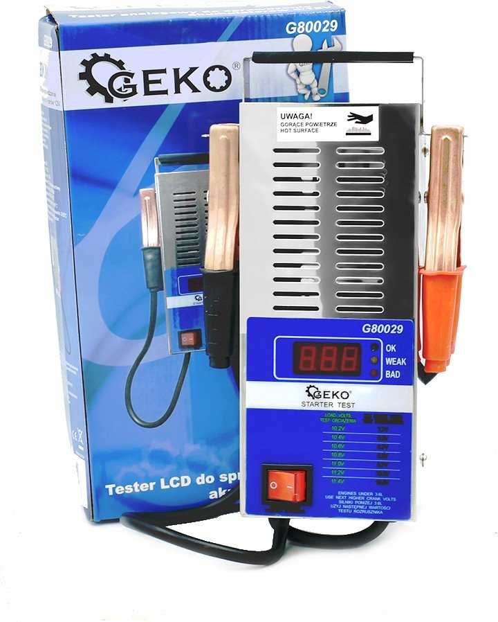 Geko LCD testeris, skirtas 12V baterijoms tikrinti (10)