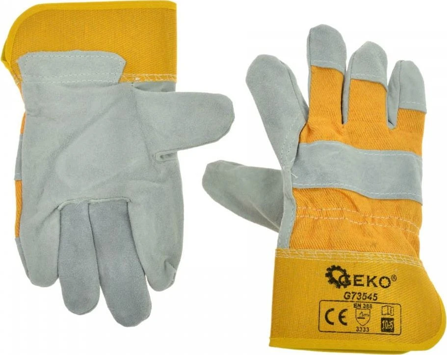 Geko Leather darbo pirštinės, dydis 10,5 colio (G73545)
