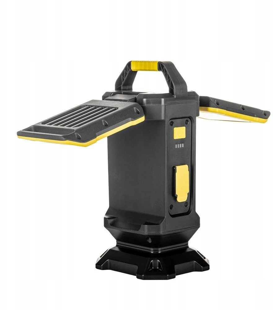 Geko LED dirbtuvių lempa HERCULES 20W 1500lm ir 750lm 6500K IP54 akumuliatorinė su powerbank funkcija GW-0033