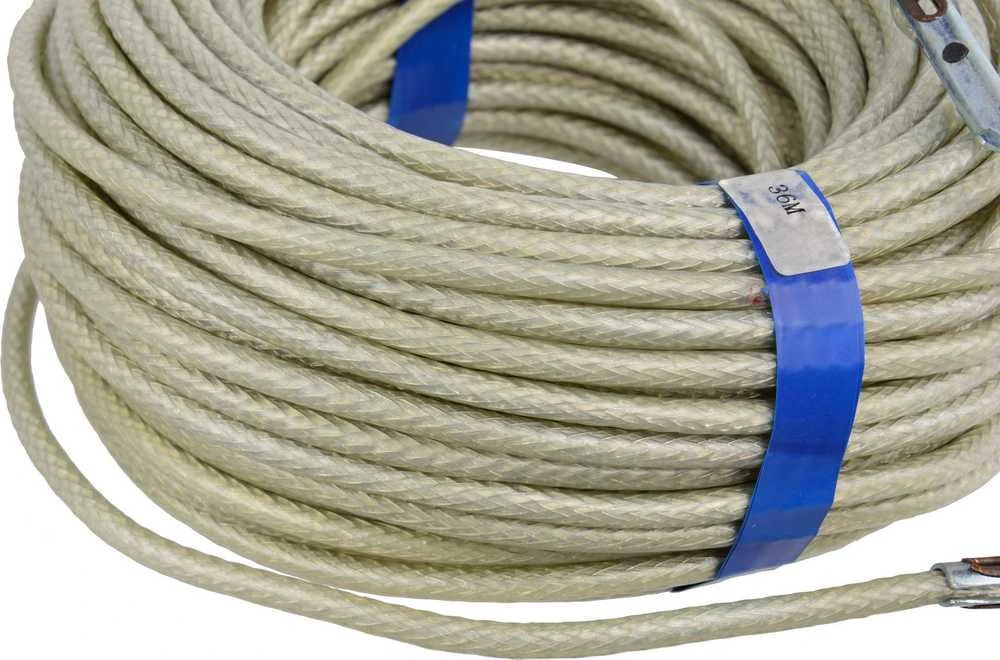 Geko trosas, pintas 6 mm ritinys su metaline kilpa