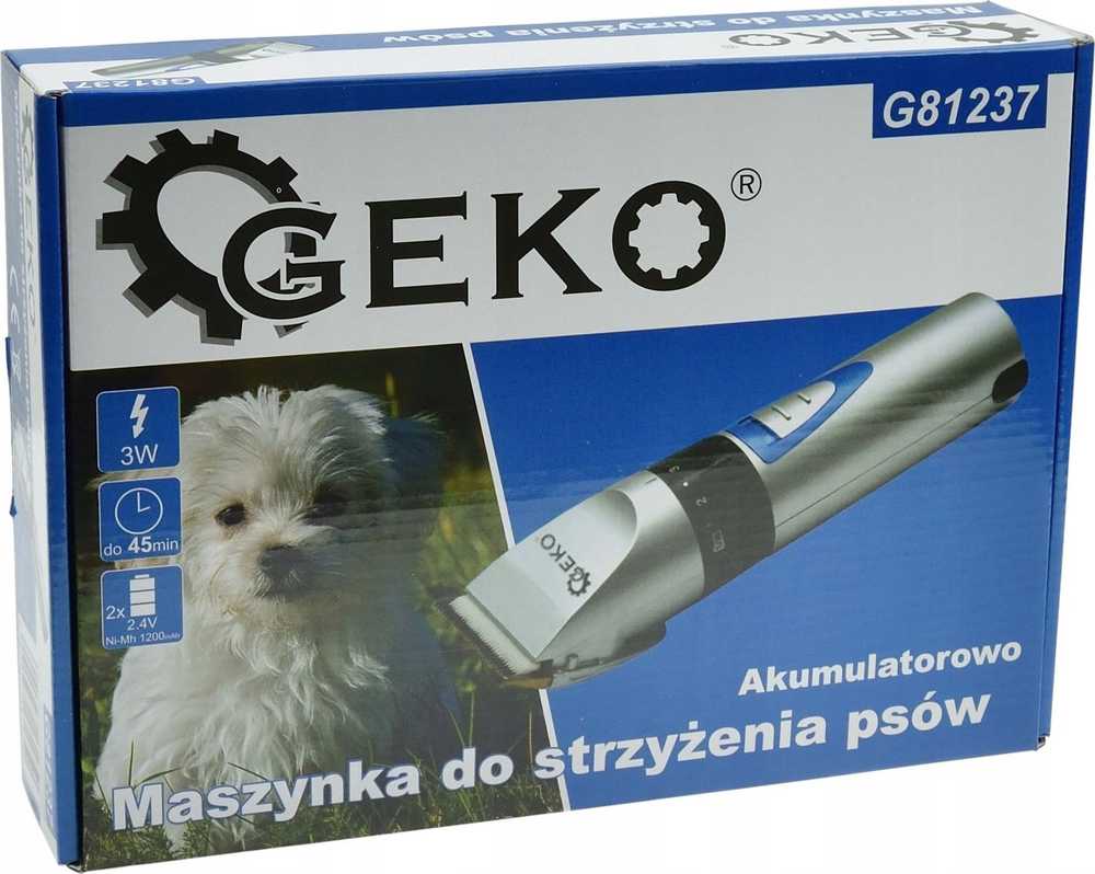 Geko Maszynka akumuliatorinė do strzyżenia psów (20)