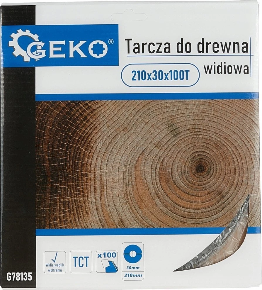 Geko Medienos pjūklo diskas 210x30x100T (50)