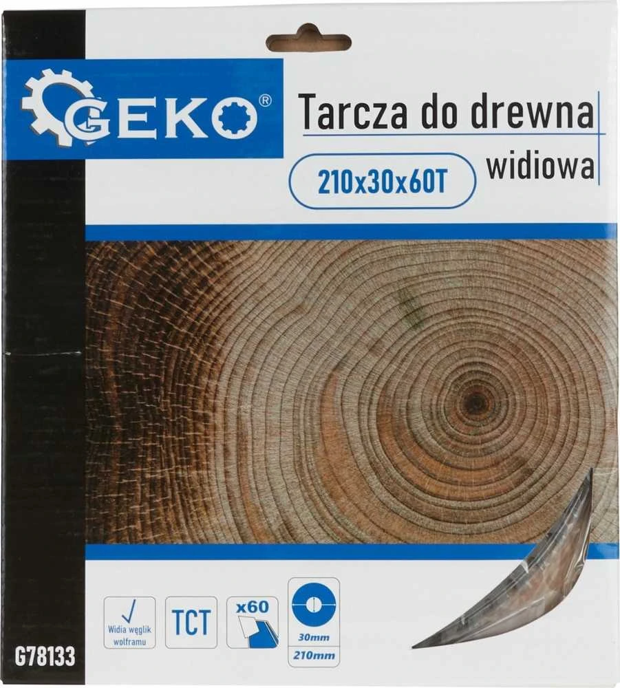 Geko Medienos pjūklo diskas 210x30x60T (50)