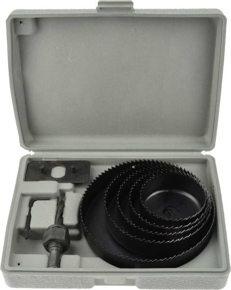 Geko medienos skylių pjūklas 8 dalių 64-127mm GEKO (20)