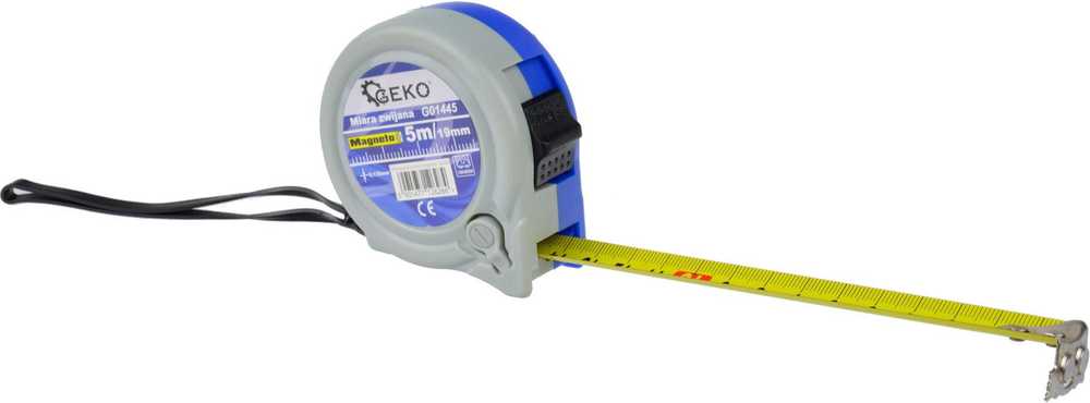 Geko 5mx19mm matavimo juosta su magnetu (12/120)