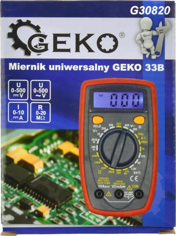 Įtampos matuoklis Geko U30820