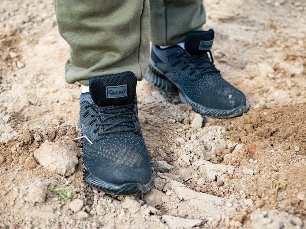 Geko „ModernGREY S1 SRC“ sportiniai apsauginiai darbo batai – 46 (10) dydis