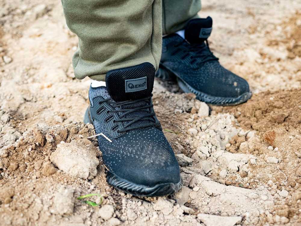 Geko „ModernGREY S1 SRC“ sportiniai apsauginiai darbo batai – 46 (10) dydis
