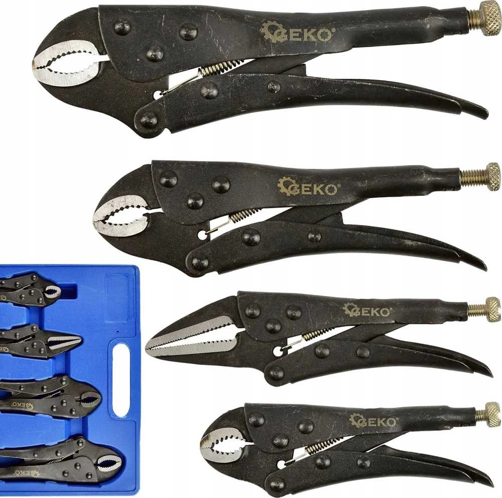 Geko Morzės smūginės replės, 4 vnt. (125 mm–250 mm) (12)
