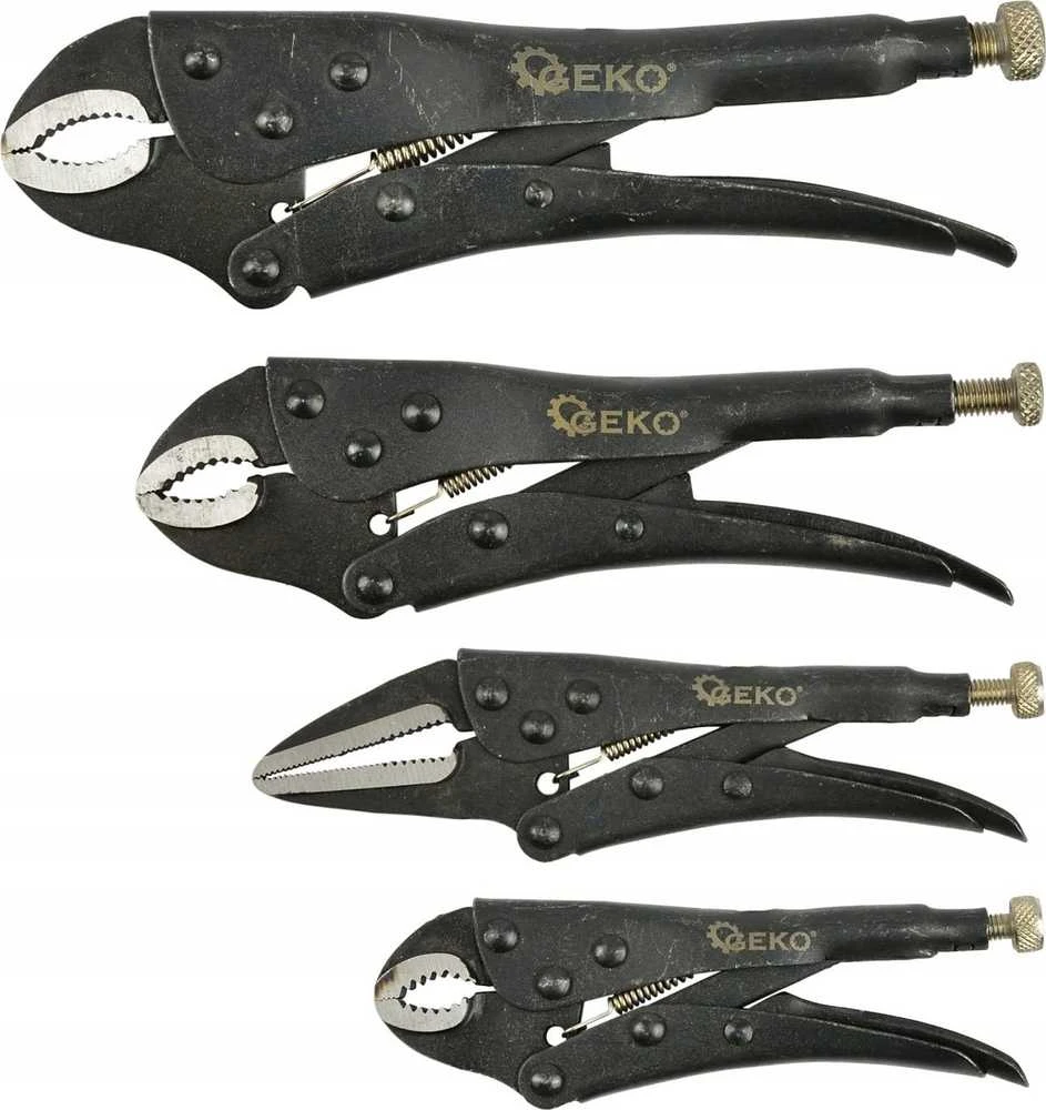 Geko Morzės smūginės replės, 4 vnt. (125 mm–250 mm) (12)