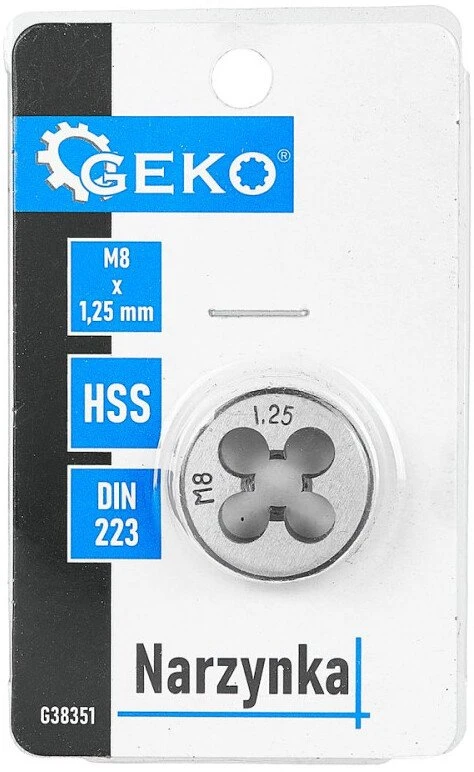 Geko Srieginė plokštė M8 x 1,25mm (150/300)