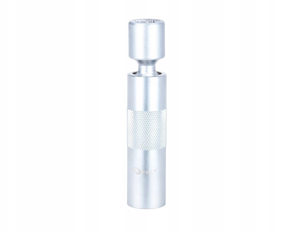 Geko Plonasienė veržliaraktinė galvutė su šarnyru žvakėms 14 mm 3/8'' CrV (100)