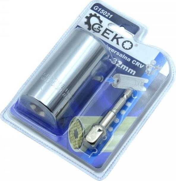 Geko NASADKA UNIWERSALNA CRV 11-32MM + ADAPTER (30) G15021 GEKO