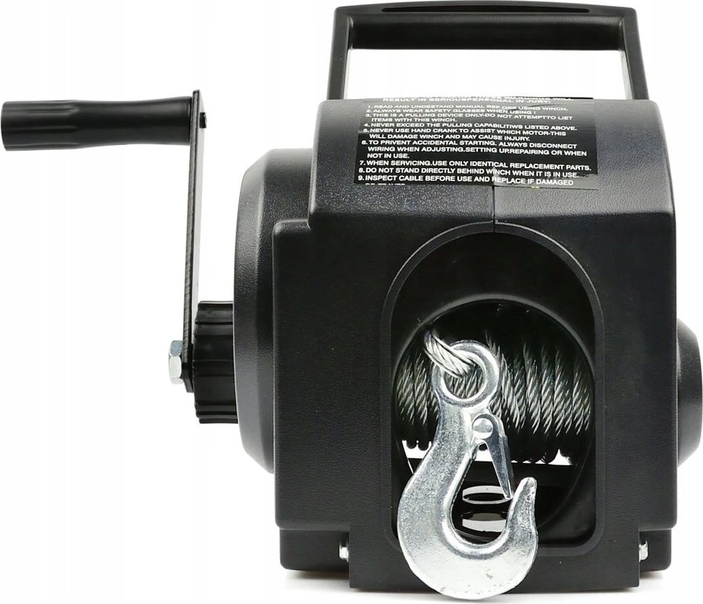 Geko Nešiojama elektrinė gervė 12 V, 2000 svarų (1)