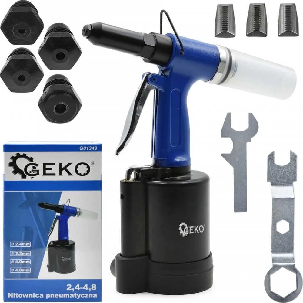 Geko NITOWNICA pneumatinis 2.4-4.8MM (10) G01349 GEKO
