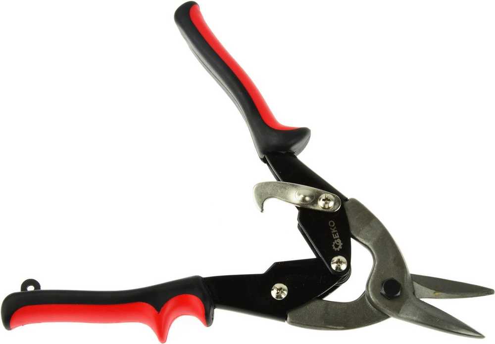 Geko Nożyce do blachy prawe 10'' izolowana rączka (G01365)