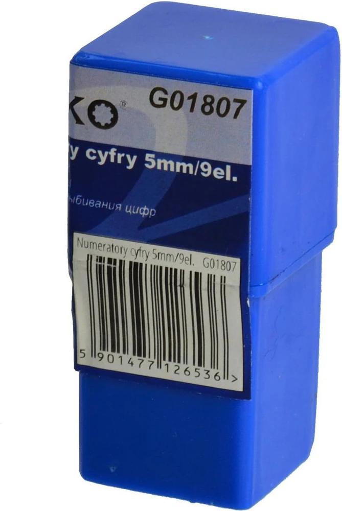 Geko Numeratory cyfry 5mm/9el. (100)