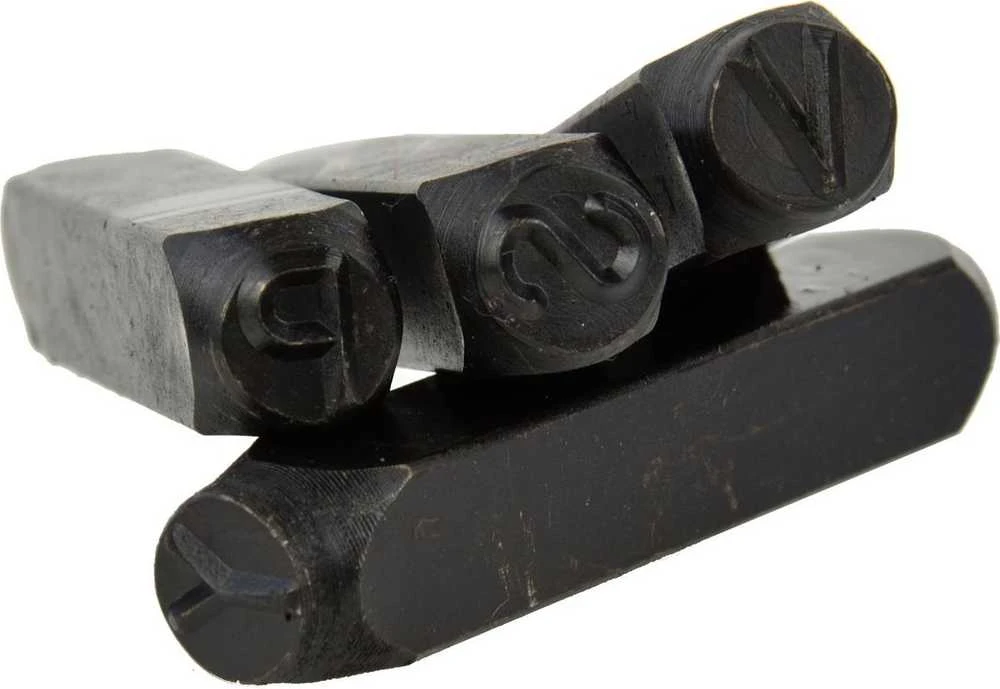 Geko raidžių ir skaičių kirtiklių rinkinys 10mm