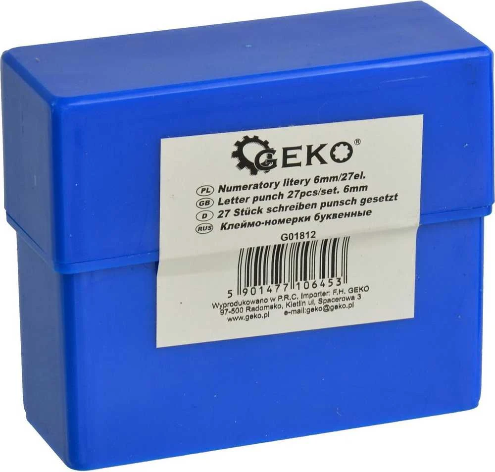 Geko NUMERATORY - LITERY 6mm