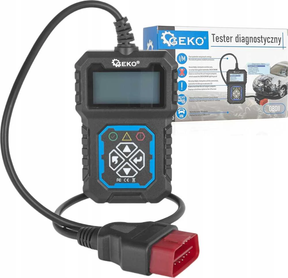 Geko OBDII diagnostikos testeris T31 (40)