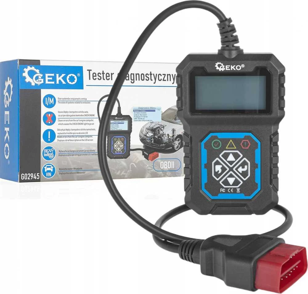 Geko OBDII diagnostikos testeris T31 (40)