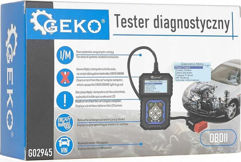 Geko OBDII diagnostikos testeris T31 (40)
