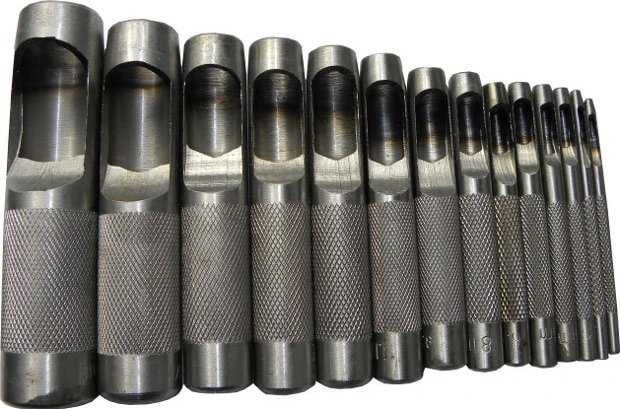 Geko odinių skylmušų rinkinys, 15 vnt., 2–22 mm (10/20)