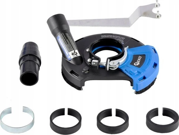 GEKO 125mm kampinio šlifuoklio ištraukimo dangtis