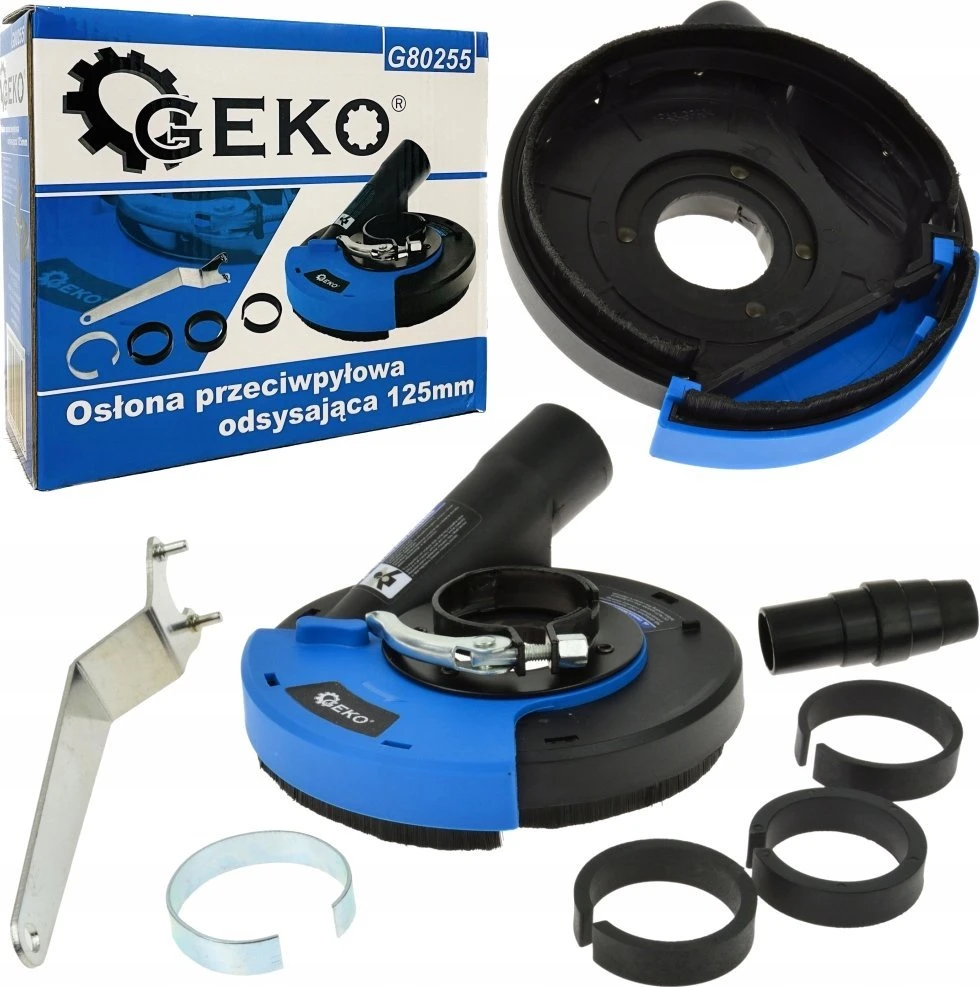GEKO 125mm kampinio šlifuoklio ištraukimo dangtis