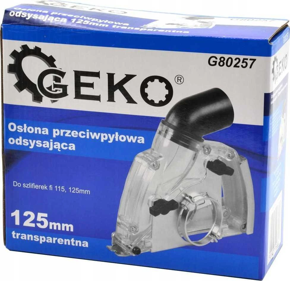 GEKO Siurbimo dangtis skaidrus 125mm kampiniams šlifuokliams 115-125mm