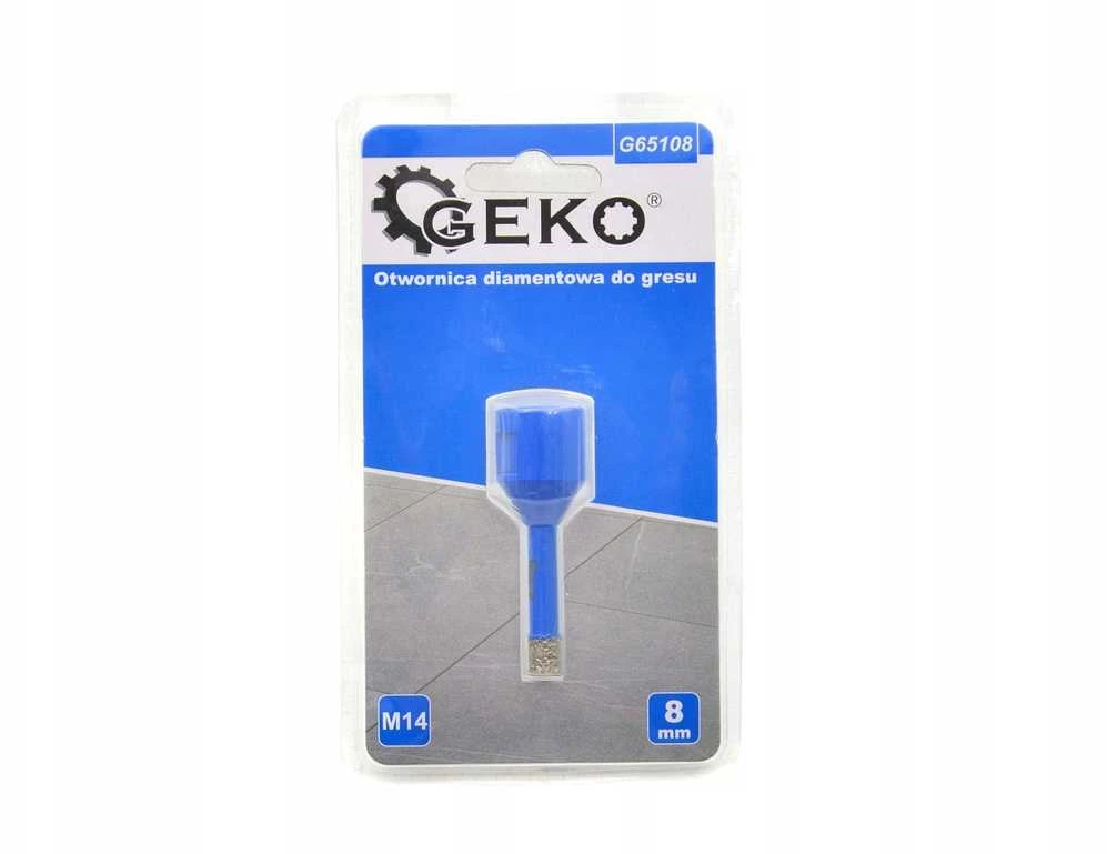 Grąžtas Geko deimantinis pjūklas akmens masės dirbiniams 8 mm M14 (50 vnt.)