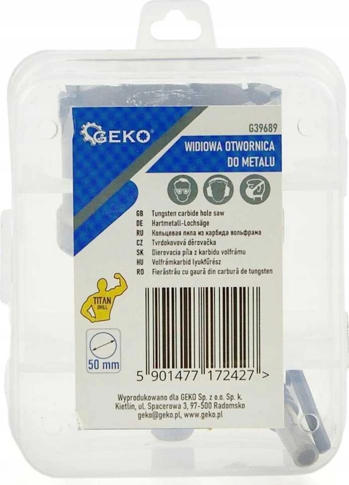 „Geko“ vaizdo diafragma – 50 mm metalinė juostelė su titano grąžtu (60)