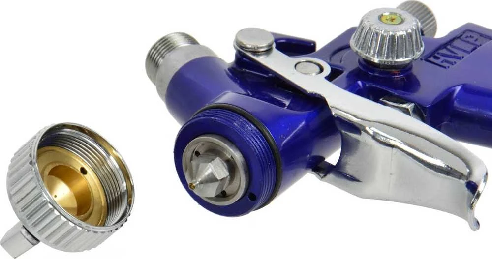 Geko Pistolet lak.HVLP mini 125ml 0,8mm,metal. zbiornik(20)