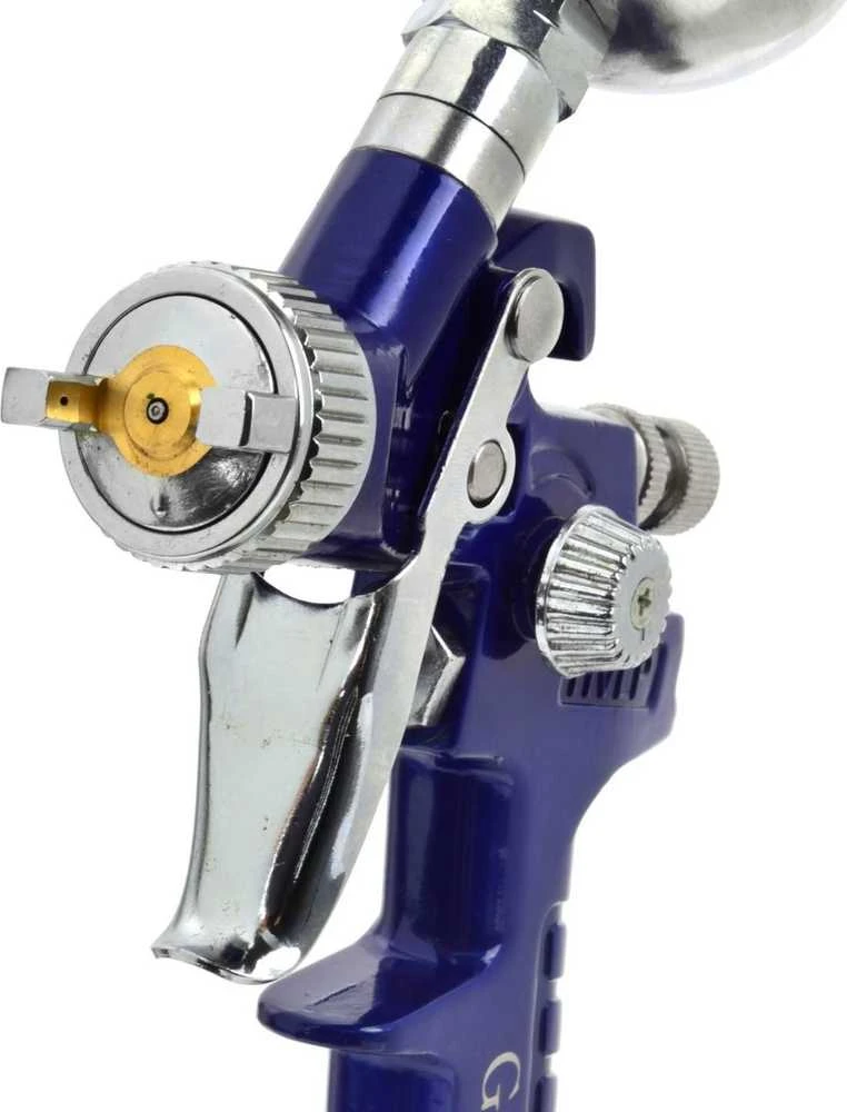 Geko Pistolet lak.HVLP mini 125ml 0,8mm,metal. zbiornik(20)