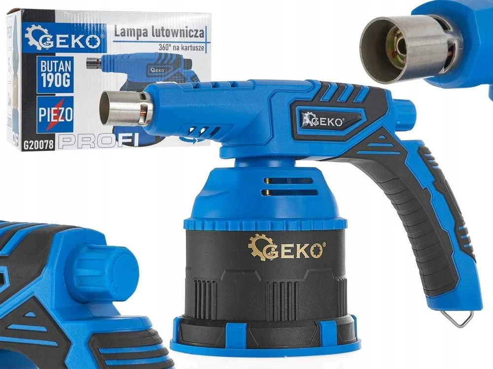 Geko Pjezoelektrinis degiklis 360 laipsnių kampu 190 g kasetėms PROFI (12)