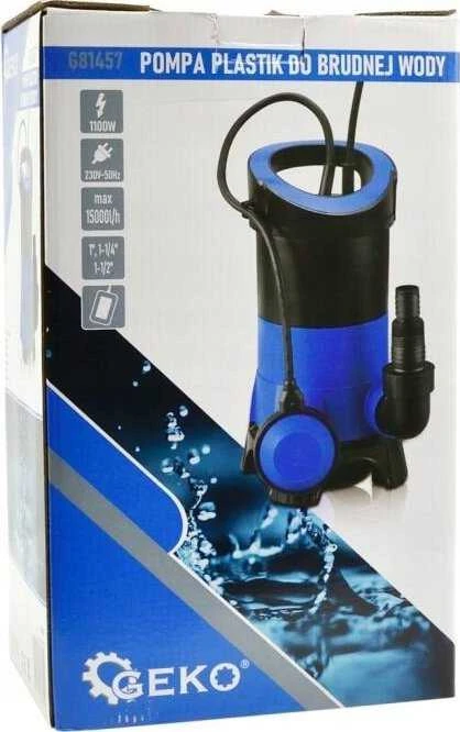 Geko Plastikinis nešvaraus vandens siurblys 1100 W (4)
