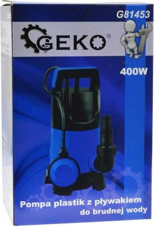 Geko PLASTIKINIS SIurblys nešvariam VANDENIUI SU PLŪDE 2 TIPO (4) G81453 GEKO