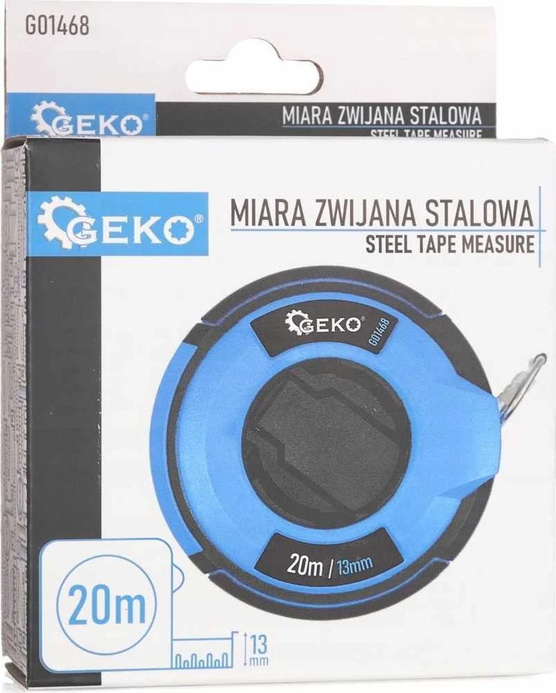 Geko Plieninė matavimo juosta 20 m x 13 mm (20)