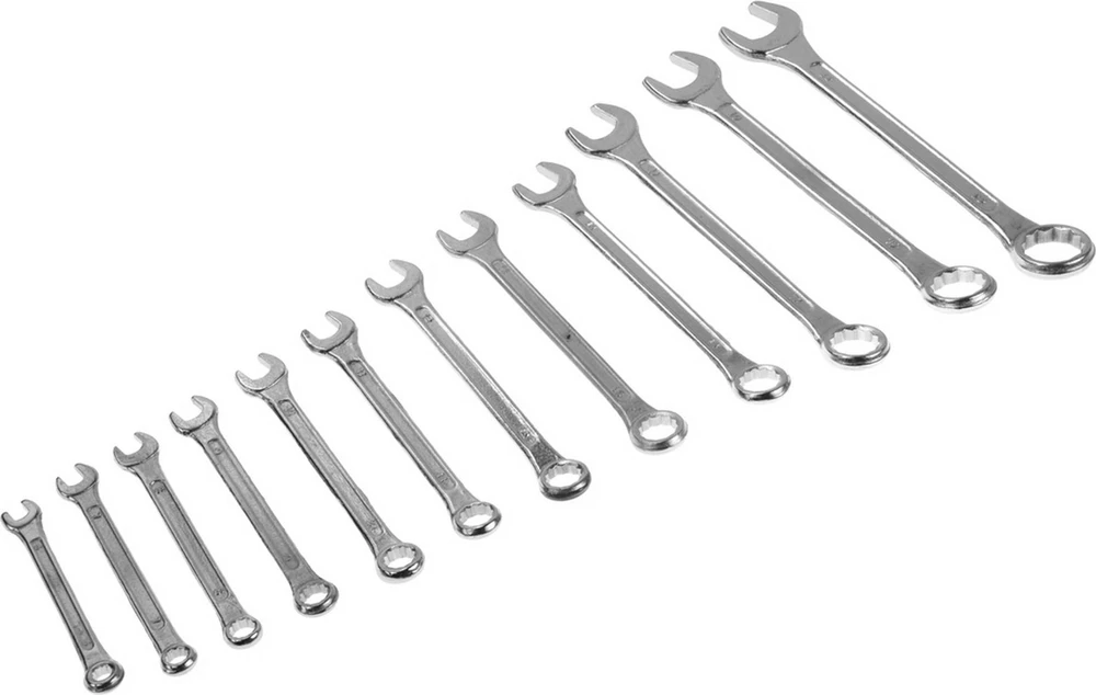 Geko plokščių raktų rinkinys, 6-22 mm, 12 vnt., hobis tipo (20)
