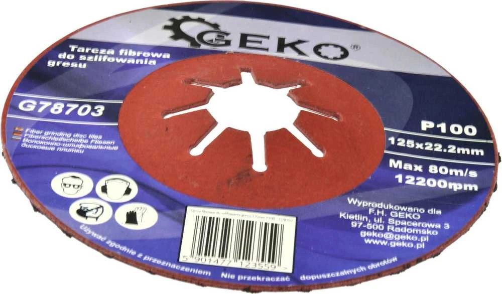 GEKO DEIMANTINIS ŠLIFAVIMO DISKAS GRESUI 125 P100