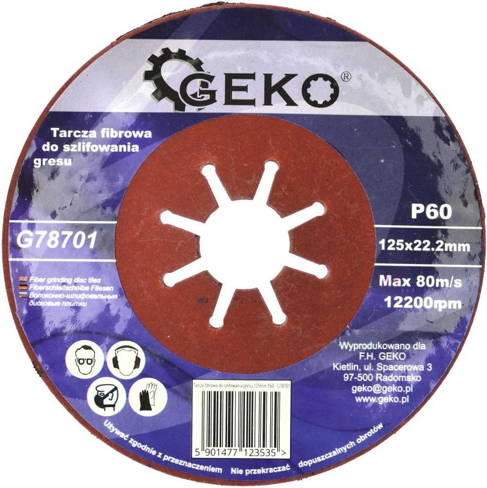 GEKO DISKAS GRESUI ŠLIFUOTI 125 P 60