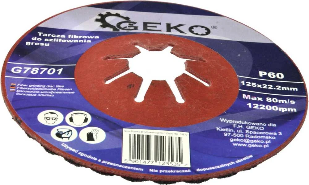 GEKO DISKAS GRESUI ŠLIFUOTI 125 P 60