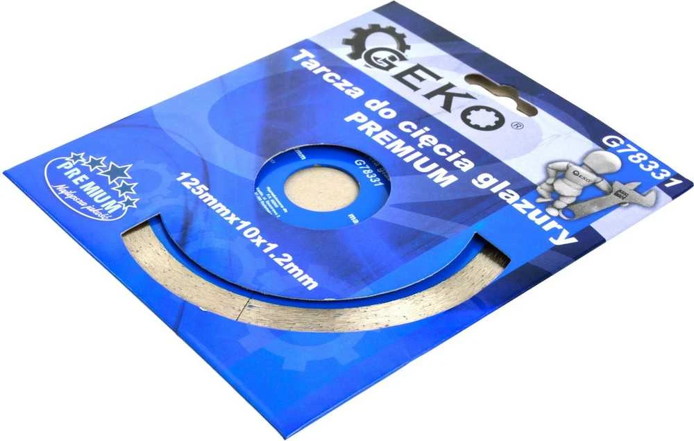 Geko Plytelių pjovimo diskas 125mmx10x1,2mm PREMIUM (200)