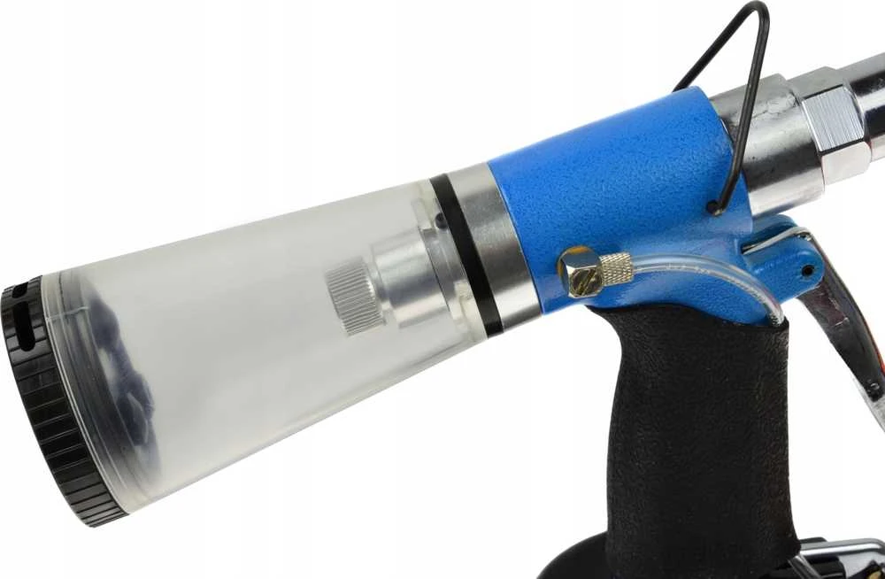 Geko Pneumatinis kniediklis su automatiniu kniedžių prisiurbimu 2,4–6,4 mm (10)