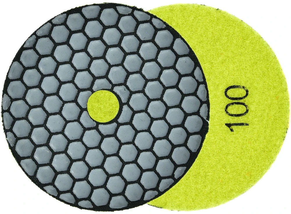 Geko Poliravimo diskas sausam akmens masės gaminių šlifavimui 100 mm GR100 (5/250)