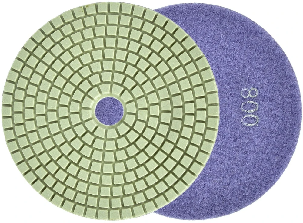 Geko poliravimo diskas šlapiam akmens masės šlifavimui 125 mm GR800 (25/250)