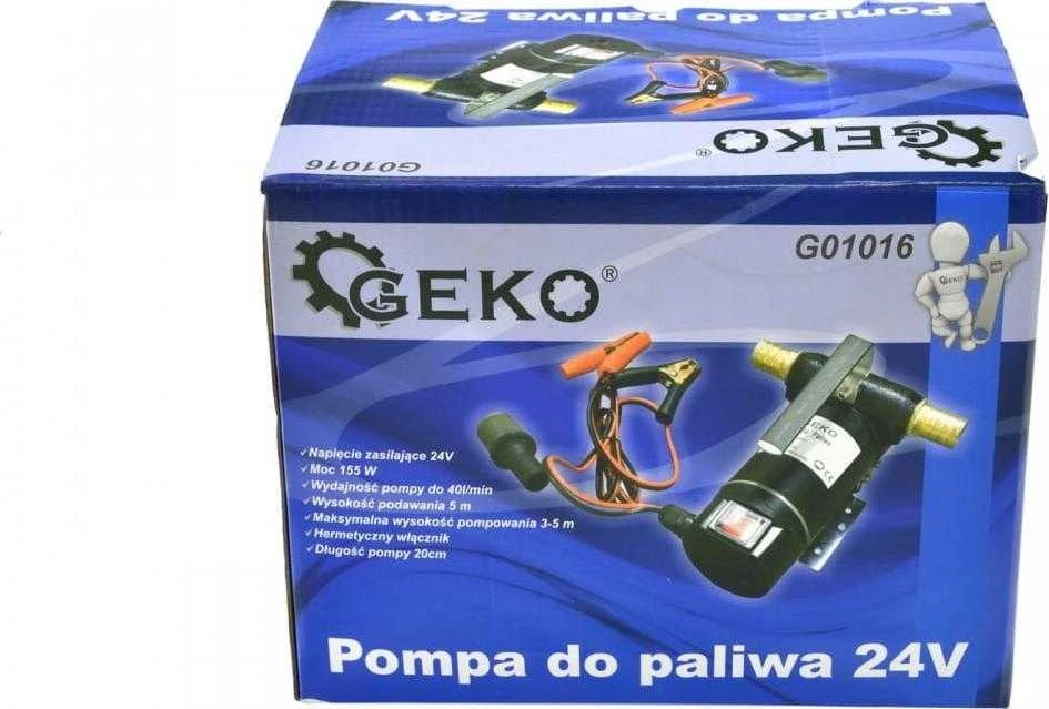 Geko Elektrinė pompa tepalui / dyzelinui / mazutui | 24V (BST1019-24)